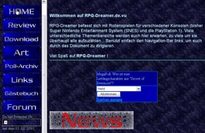 Zur ersten Version von RPG-Dreamer